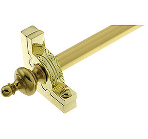 Sovereign Urn Deco Stair Rod - Brass